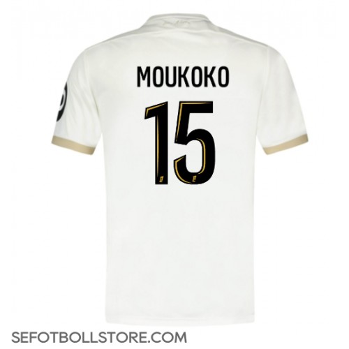 OGC Nice Youssoufa Moukoko #15 Replika Bortatröja 2024-25 Kortärmad